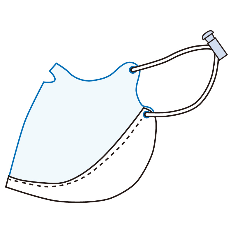 透明マスクルカミィ